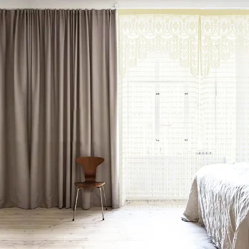 Vista 5 de HSYLYM - Cortina de cuerda con encaje para puerta, macramé, estilo bohemio, para ventanas, cortinas para separar espacios en la pared, cubrepuertas
