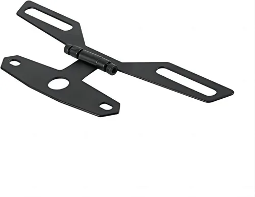 Vista 9 de Soporte ajustable para placa de matrícula de motocicleta - Soporte universal plegable para luz trasera de matrícula