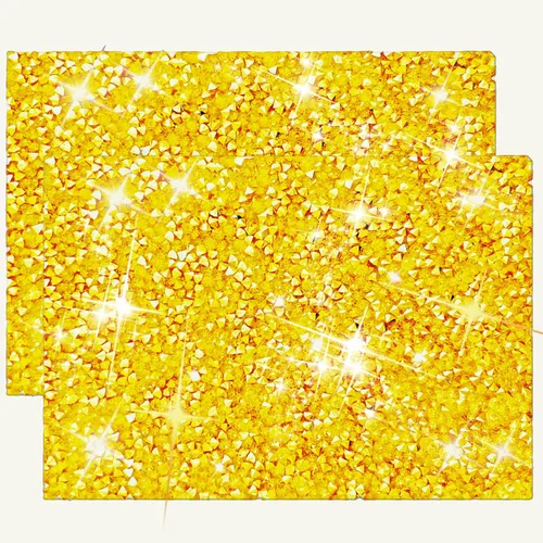 Vista 17 de Juego de 1 mantel individual redondo en negro, manteles individuales brillantes resistentes al calor, lavables, para cena, cocina, boda, decorativos