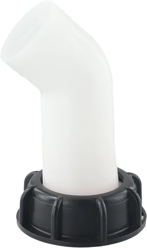 Vista 6 de for ibc Tote Drain Spout 2in Extended Hose Adapter Black for(extended)