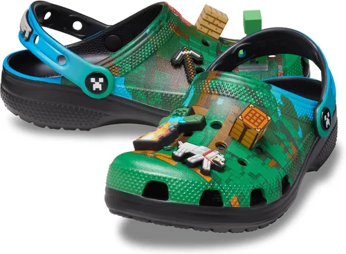 Vista 5 de Crocs Zuecos clásicos de Minecraft unisex para adultos
