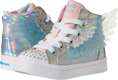 Vista 8 de Skechers Unisex-Child Twinkle Toes TWI-Lites 2.0-Unicorn Wings Sneaker