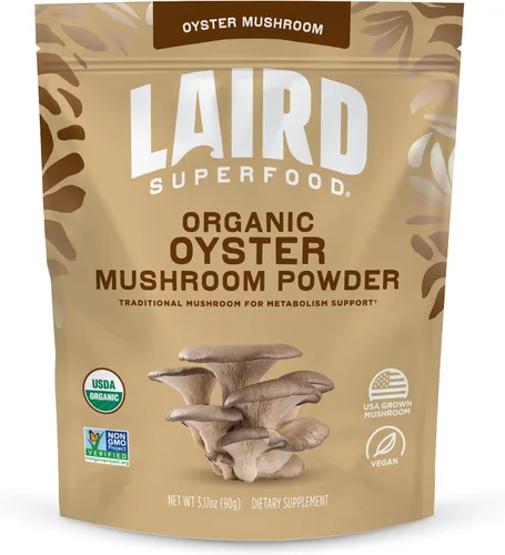 Vista 8 de Laird Superfood Mezcla orgánica de hongos Calm and Relax con Reishi, bálsamo de limón y Ashwagandha, bolsa de 3.17 onzas, paquete de 1