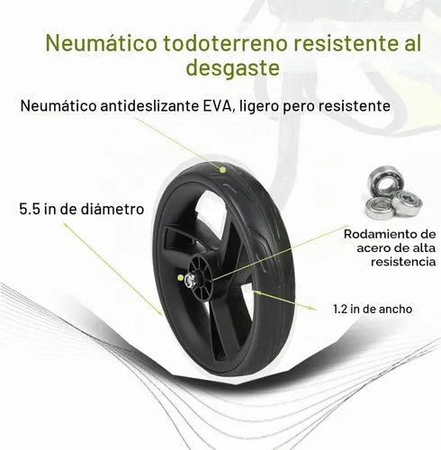 Vista 4 de Silla de ruedas ajustable para patas traseras, para perros de todas las razas, incluye chaleco de alta visibilidad, correa y elevación