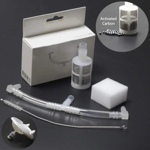 Vista 3 de Fuente de agua para gatos, dispensador de agua para gatos, saludable, súper silencioso y fácil de limpiar, fuente para mascotas con filtro