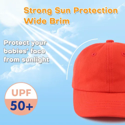 Vista 46 de Peecabe Gorra de béisbol para niños pequeños, unisex, de algodón, ajustable, para bebés, niños, gorra de béisbol para niñas de 1 a 5 años