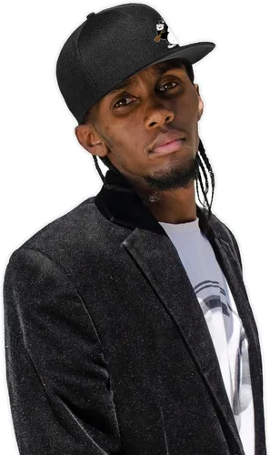 Vista 4 de Gorras de béisbol negras para hombres y mujeres, gorras de béisbol para hombre, sombreros de ala plana, sombrero de mochila a presión para niño