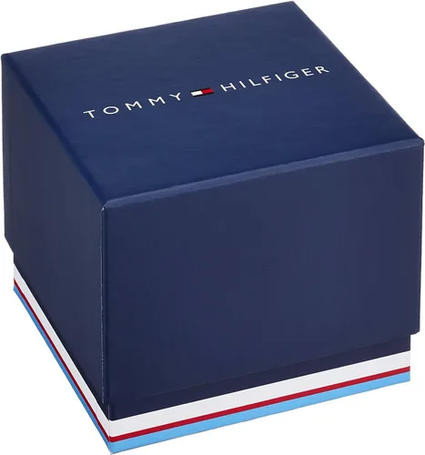 Vista 5 de Tommy Hilfiger Bank 1791778 Reloj de cuarzo para hombre, Blanco, Solo