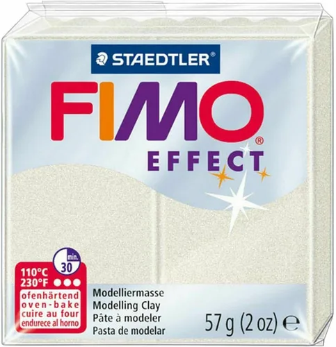 Vista 2 de FIMO Soft & Effect - Arcilla polimérica para modelar horno, 2.01 oz, juego de 6 colores, tonos suaves