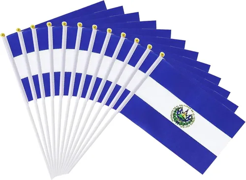 Vista 29 de Bandera de Australia Pequeña Bandera Australiana Paquete de 12 Mini Banderas de Mano Australianas en Palos para Desfiles de Fiesta, Eventos