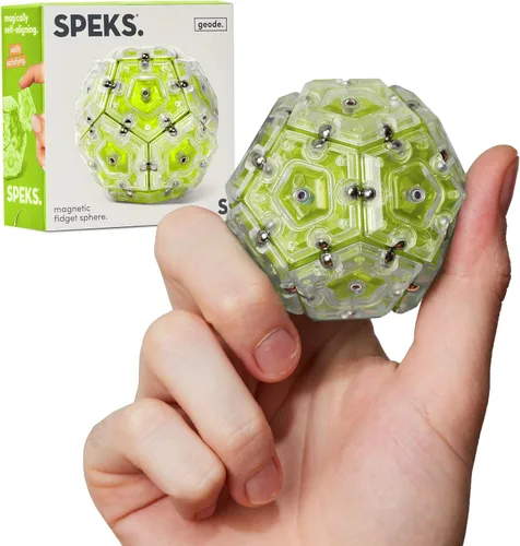 Vista 7 de Speks Geode - Juguete magnético antiestrés, juguete de escritorio sensorial para adultos y adolescentes de 14 años en adelante, regalo