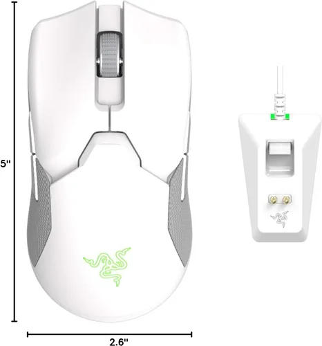 Vista 4 de Razer Gaming Viper – Mouse inalámbrico con sensor óptico DPI de entrada más rápida