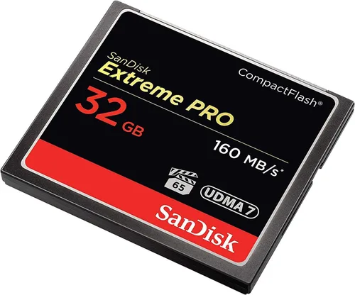 Vista 3 de SanDisk Tarjeta de memoria CompactFlash Extreme PRO de 32 GB UDMA 7 velocidades de hasta 160 MB/s - SDCFXPS-032G-X46