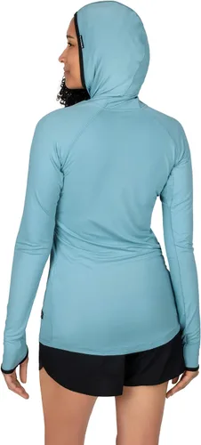 Vista 4 de BLACKSTRAP Camisa con capucha y cuello redondo UV para mujer