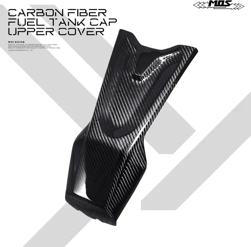 Vista 3 de Cubierta superior del tanque de combustible de fibra de carbono compatible con Yamaha MT-07 2021