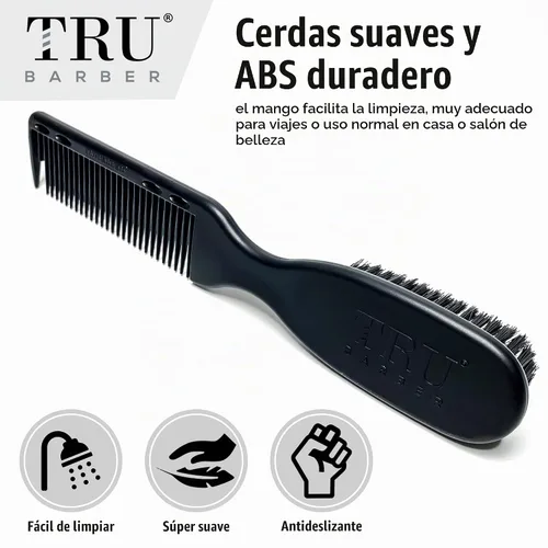 Vista 2 de TRU BARBER PRO Fading Brush, Cepillo de corte de pelo, cepillo Clippers