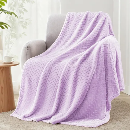 Vista 18 de Exclusivo Mezcla Large Fleece Throw Blanket for Couch, Sofa, Pink Rosa