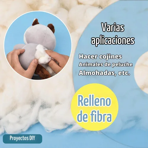 Vista 4 de Kogyxe Relleno de almohada de alta resistencia de relleno de poliéster