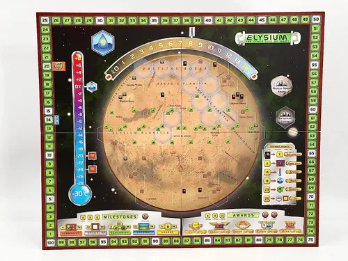 Vista 7 de Stronghold Games Terraforming Hellas & Elysium the Other Side of Mars Expansión Juego de mesa