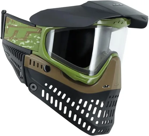 Vista 2 de JT Spectra Proflex SE Gafas de paintball verde oliva y marrón