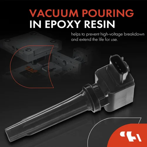 Vista 3 de Unifizz Paquete de bobinas de encendido de coche para Mazda 3 6 CX-3 CX-5 CX-9 MX-5 Miata 2012-2020 L4 2.0L 2.5L