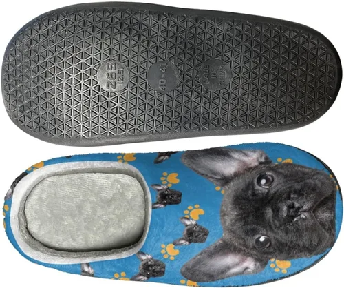 Vista 3 de Pantuflas cálidas para hombres y mujeres, suaves y cómodas pantuflas de casa, ligeras, sin cordones, esponjosas, para dormitorio, zapatos