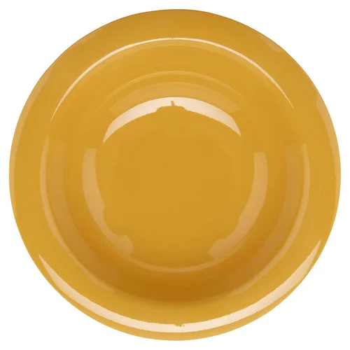 Vista 5 de GET B-86-TY - Tazón de melamina de borde estrecho para frutas/postres, 8 onzas, amarillo tropical (juego de 12)