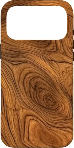 Vista 21 de iPhone 7 Plus/8 Plus elegante estampado de grano de madera marrón intenso estuche con estampado