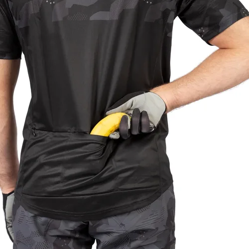 Vista 3 de Endura Maillot de ciclismo de manga corta Hummvee Ray II para hombre Negro