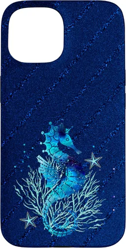 Vista 6 de Turquoise Seahorse Ocean Background Case for iPhone 17