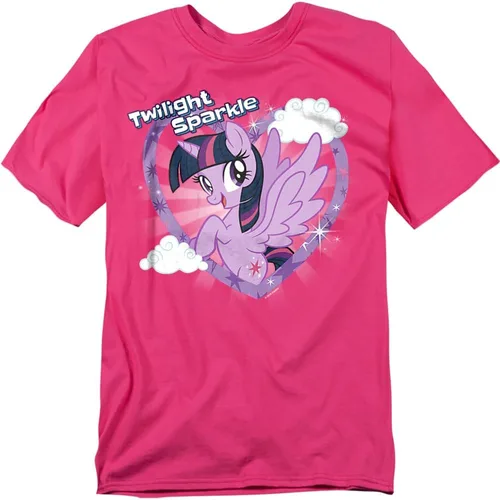 Vista 8 de Popfunk Camiseta y calcomanías clásicas de My Little Pony: Friendship is Magic Twilight Sparkle A. Púrpura