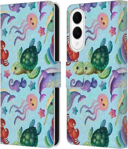Vista 206 de Head Case Designs Officially Licensed Carla Morrow Colorful Space Dice Patterns Leather Wallet Case Compatible with Samsung Galaxy A07 4G