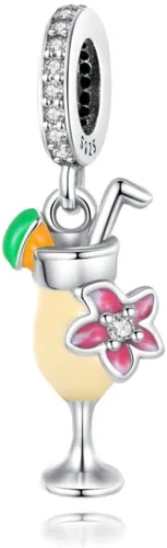 Vista 15 de Abalorio de plata de ley 925 calado para pulseras y collares de abalorios, regalos de joyería para mujeres
