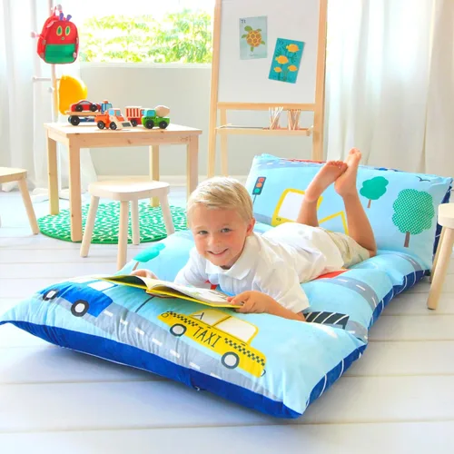 Vista 15 de Butterfly Craze - Funda de almohada para el suelo, funda de colchoneta, acogedora solución de asiento, cojín reclinable, perfecto para leer, ver tv