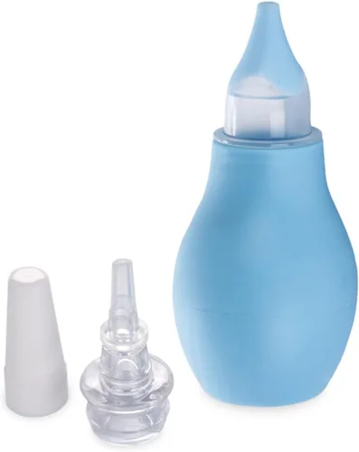 Vista 3 de Nuby Juego de aspirador nasal y jeringa de oído, los colores pueden variar