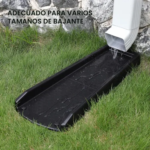 Vista 5 de plusgutter Protector de Salpicaduras de Cantón y Bajante, Extensiones de Bajada de Cantón para Drenaje de Agua, Protectores de Salpicaduras