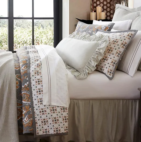 Vista 2 de Paseo Road Abbie - Juego de edredón de 2 piezas con funda de almohada, color gris, tamaño individual, juego de ropa de cama reversible ligero