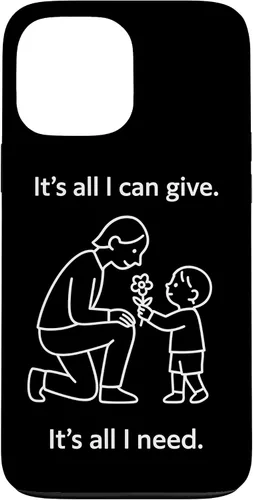 Vista 24 de Child Giving Flower to Parent Minimal Symbolic Love Design Case for iPhone 16