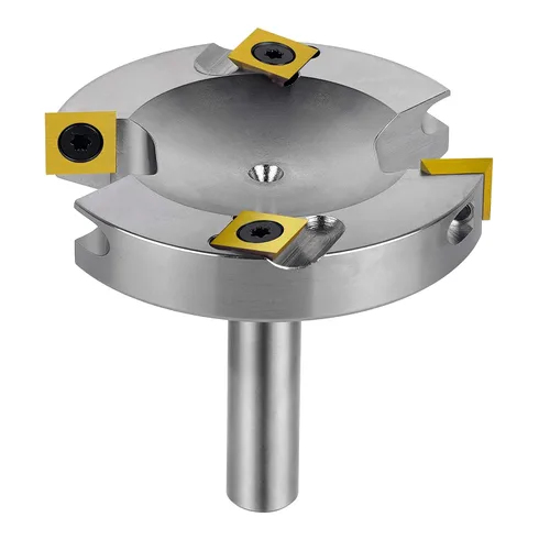 Vista 17 de SpeTool CNC Spoilborad Surfaing Router Bit 1" Diámetro de corte 2+2 Flautas con 1/4" Shank Router Planificación Dado Limpieza Cepilladora Bit