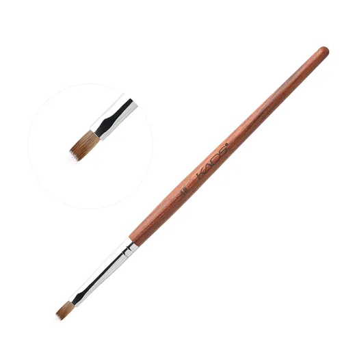 Vista 11 de KADS Kolinsky - Brocha acrílica para uñas ovalada, con mango de madera resistente, para manicura y pedicura profesional (n.° 10)