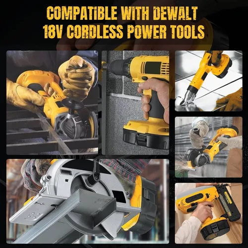 Vista 7 de Paquete de 2 baterías de iones de litio DC9096 de 7000 mAh de repuesto para batería Dewalt de 18 V DC9098 DC9099 DC9182 de alta capacidad compatible