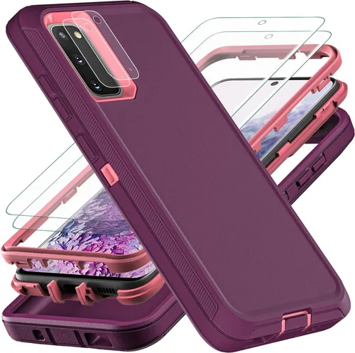 Vista 9 de YKHJKLEC Solo funda para Samsung Galaxy S20, no compatible con Galaxy S20 FE/S20 Plus/S20 Ultra, con 2 piezas