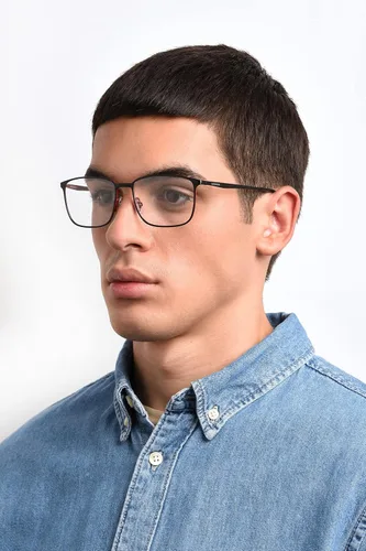 Vista 6 de Carrera Marcos rectangulares para gafas graduadas 8858 para hombre