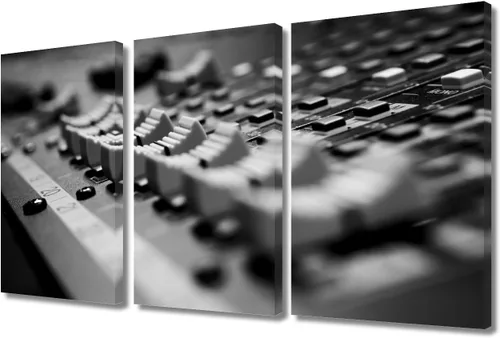 Vista 35 de Lienzo decorativo para pared, diseño de DJ Music Mixes the Track HD impreso en pinturas, 2 piezas, imágenes abstractas para sala de estar, obra