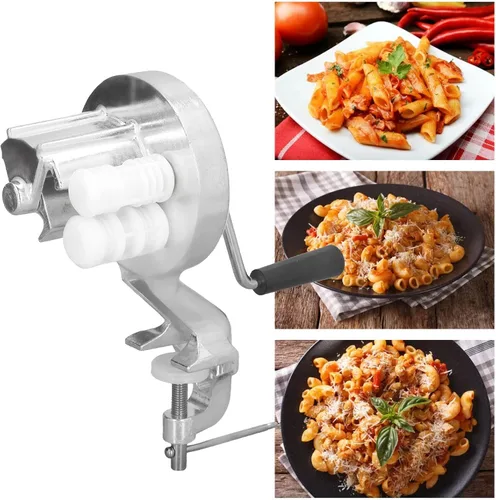 Vista 6 de Cavatelli - Máquina para hacer pasta italiana auténtica, máquina portátil de prensado de fideos para el hogar, cocina, restaurante
