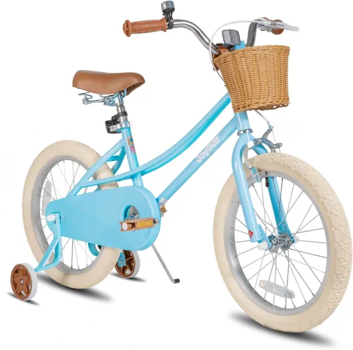 Vista 18 de JOYSTAR Fantasy Girls Bike for 2-12 Years Old Toddlers and Kids, 12" 14" 16" 18“ 20" Retro Style Kids Bike with Training Wheels
