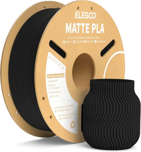 Vista 19 de ELEGOO Paquete de filamento de impresora 3D PLA mate 22 lbs 0.07 in