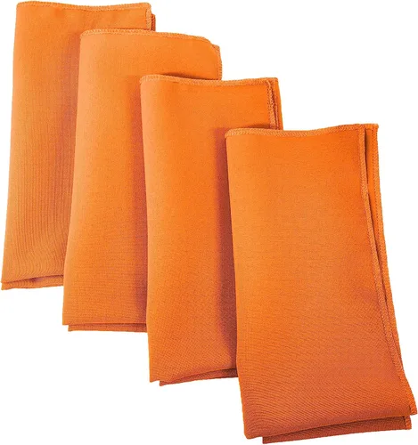 Vista 63 de LA Linen Paquete de 10 servilletas de popelina de poli, servilletas de tela suave, servilletas lavables y reutilizables, servilletas de mesa