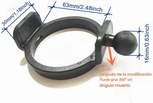 Vista 2 de Kit de soporte de montaje en espejo retrovisor para cámara de salpicadero