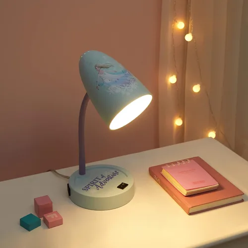 Vista 6 de Idea Nuova Disney Frozen - Lámpara LED de mesa y escritorio con interruptor de carga